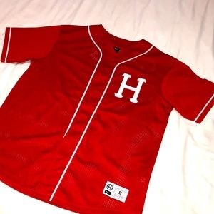 Zumiez jersey size small color red and white brand new with tag